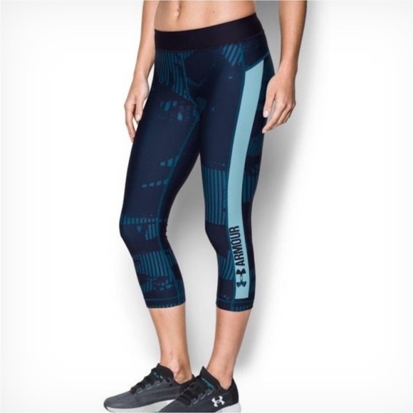 Under Armour Pants - Under Armour HeatGear printed graphic training pants Size XL